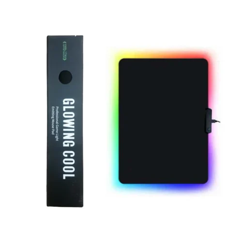 tapis-de-souris-RGB-lumineux GLOWING COOL – Tapis de Souris RGB Gaming Lumineux